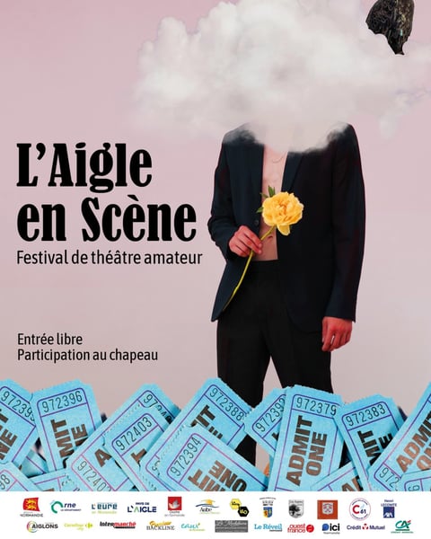L'Aigle en Scène 2025 affiche