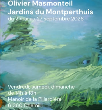 Exposition : Olivier Masmonteil aux Jardins du Montperthuis