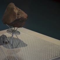 Exposition permanente de la météorite