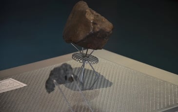 Exposition permanente de la météorite