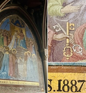 Visite guidée des mosaïques de Gian Dominico Facchina