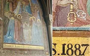 Visite guidée des mosaïques de Gian Dominico Facchina
