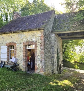 Démonstration : visite du fournil de l'ancien presbytère
